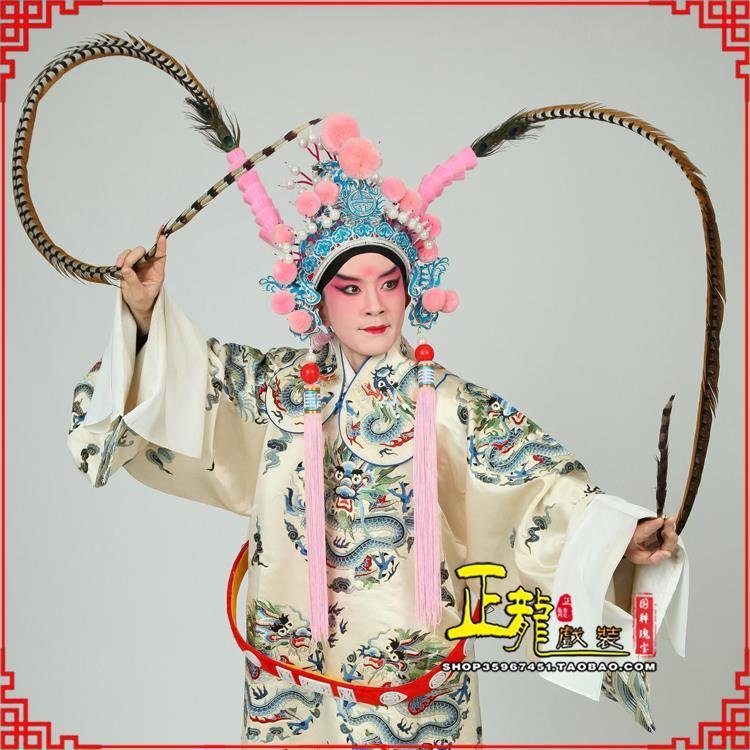 襄垣京剧戏曲道具用品舞台演出精品羽毛雉鸡毛 翎子