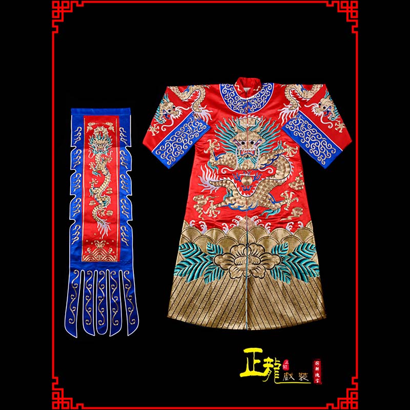 襄垣武生戏服坐龙龙套